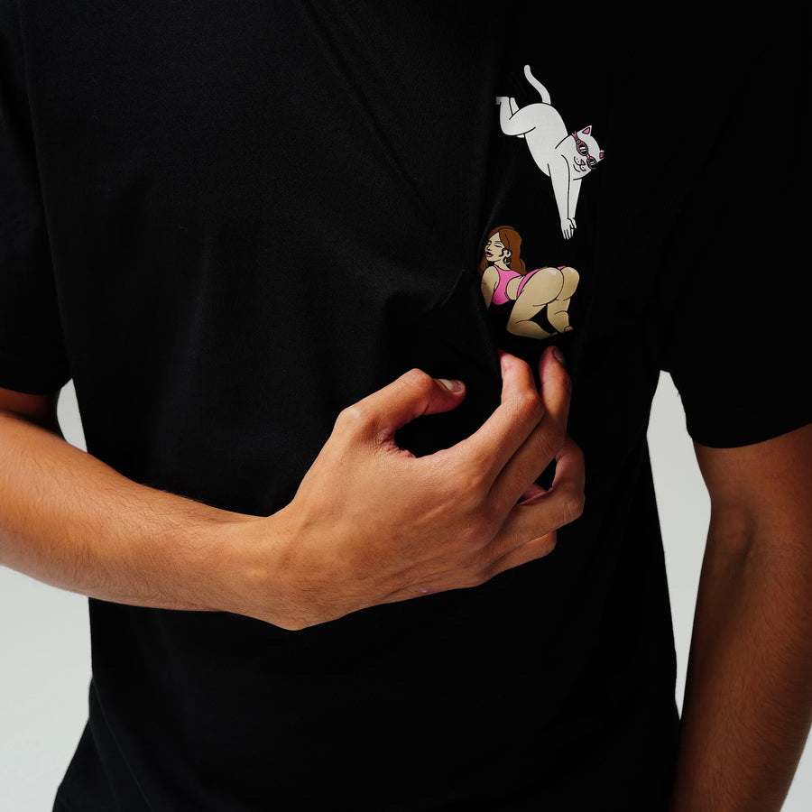 ripndip camiseta jumpin in pocket