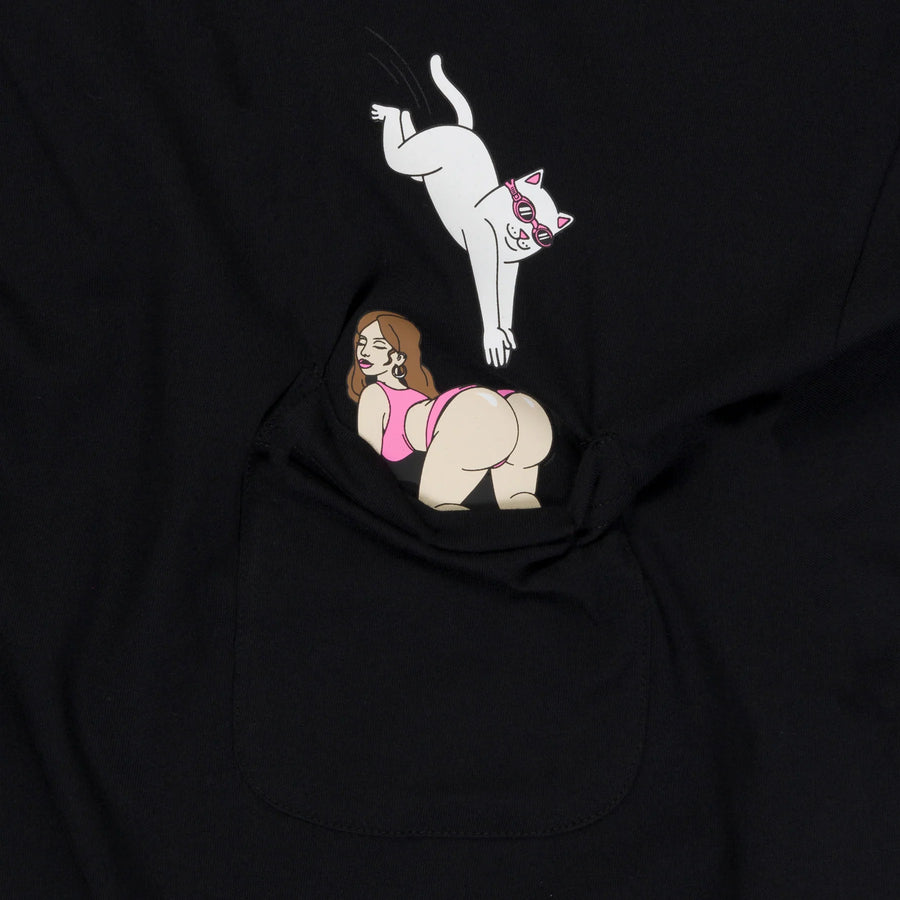 ripndip camiseta jumpin in pocket