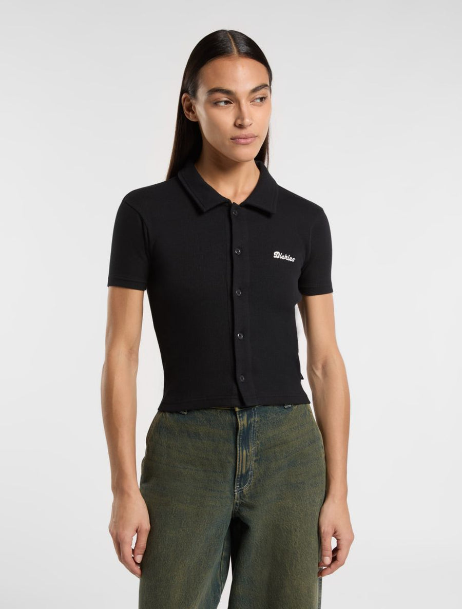 dickies camiseta polo tallasse black