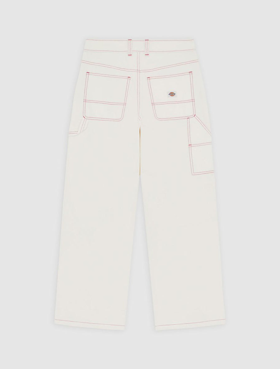 dickies pantalón x loose denim carpenter white