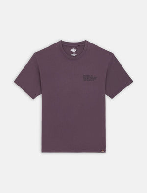 dickies camiseta stamp  plum perfect