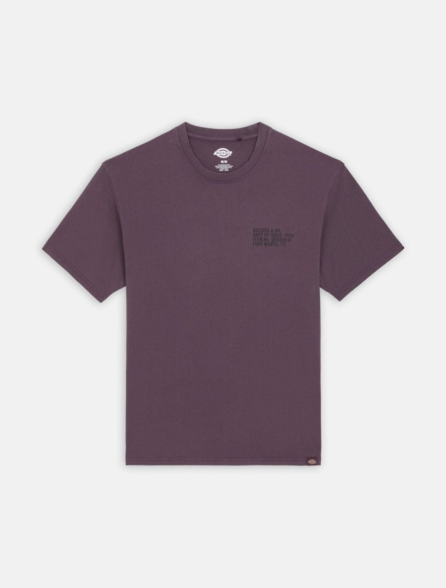 dickies camiseta stamp  plum perfect