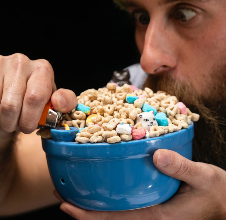 ripndip bowl  wake and bake cereal bowl
