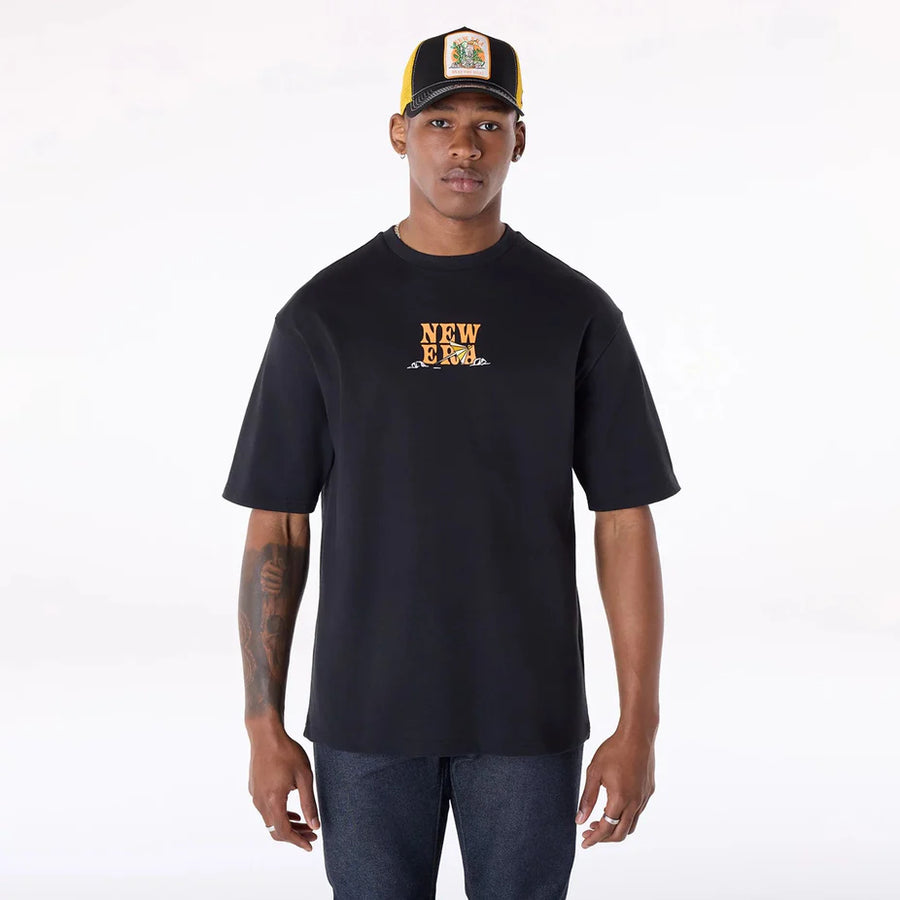 New era Camiseta Oversized New Era Drink Graphic Negro