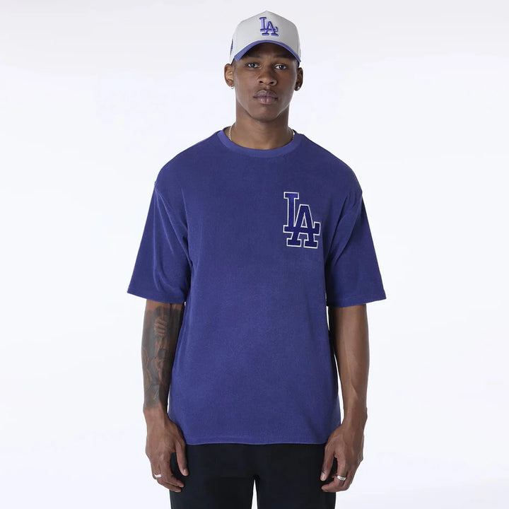 New era Camiseta Oversized LA Dodgers MLB Towelling Azul