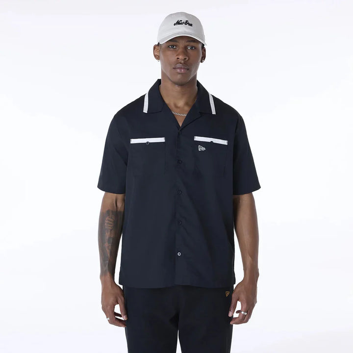 New era Camisa Manga Corta New Era Revere Negro