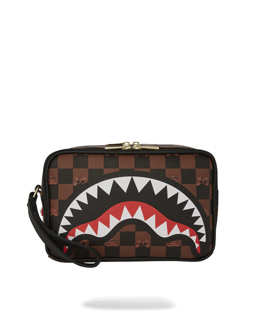 sprayground bolso  peeking character check toiletry