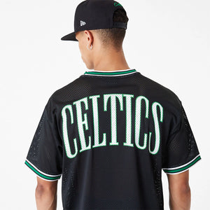 new era camiseta  nb os mesh tee boston celtics