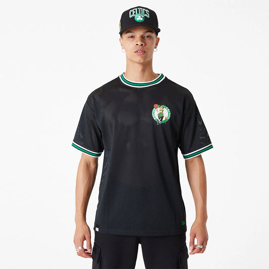 new era camiseta  nb os mesh tee boston celtics