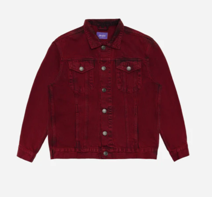 jacker chaqueta senteza denim jacket red