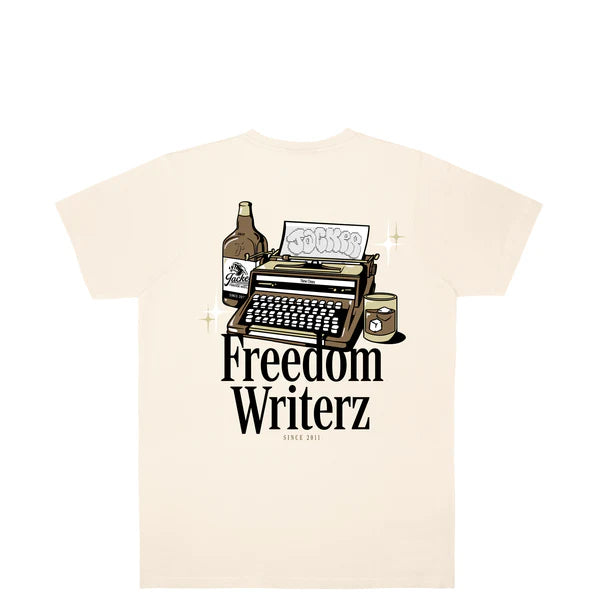 jacker camiseta freedom writerz beige