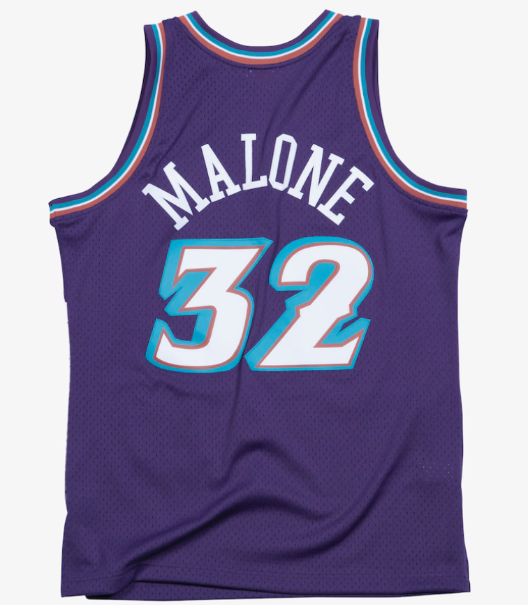 mitchell & ness camisilla  Karl Malone Utah Jazz 1996/97 Hardwood Classics Swingman