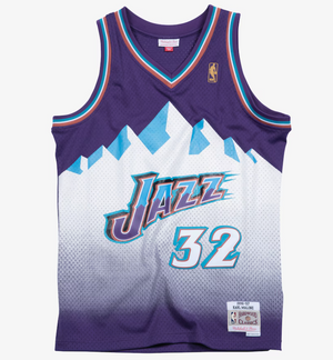 mitchell & ness camisilla  Karl Malone Utah Jazz 1996/97 Hardwood Classics Swingman