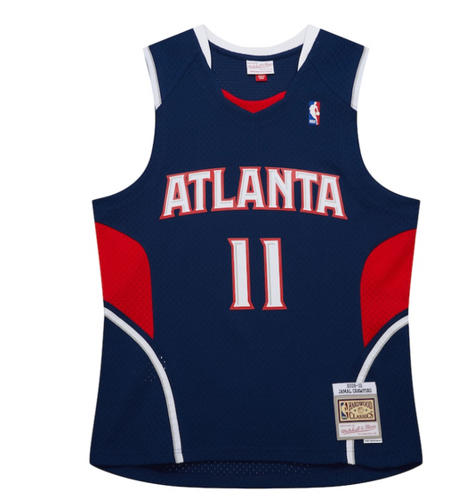 mitchell & ness camisilla Jamal Crawford Navy Atlanta Hawks 2009/10