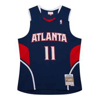 mitchell & ness camisilla Jamal Crawford Navy Atlanta Hawks 2009/10