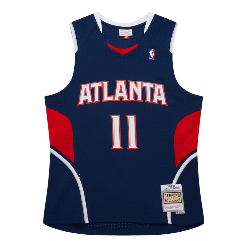 mitchell & ness camisilla Jamal Crawford Navy Atlanta Hawks 2009/10