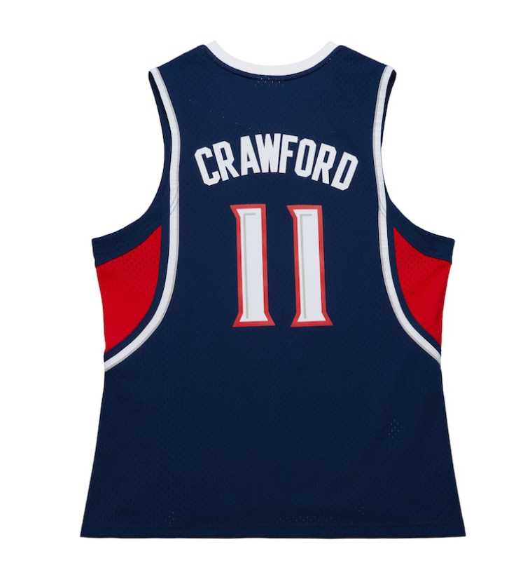 mitchell & ness camisilla Jamal Crawford Navy Atlanta Hawks 2009/10