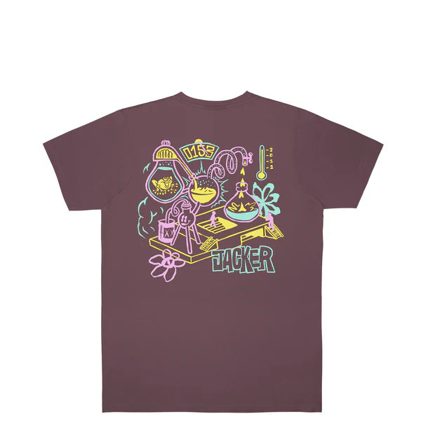 jacker camiseta destilería morado