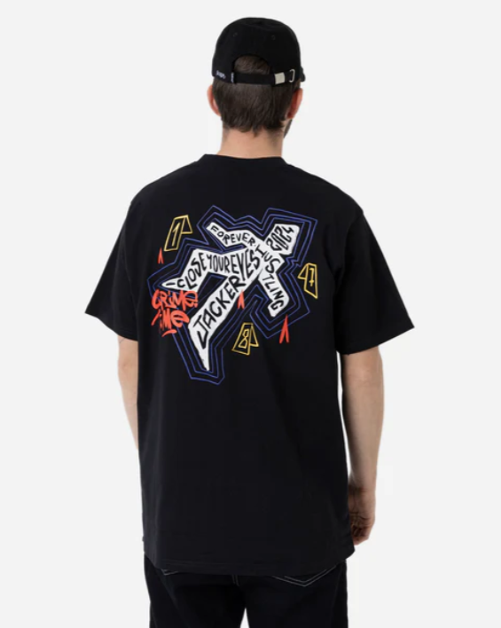 jacker camiseta crime time black