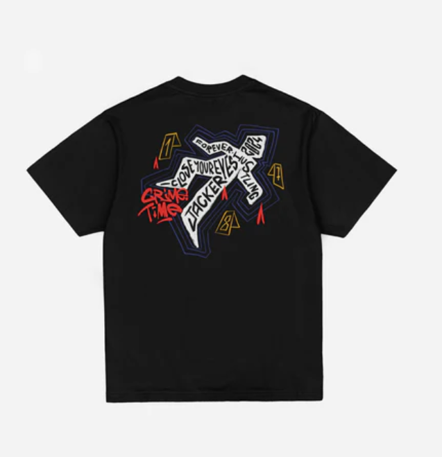 jacker camiseta crime time black