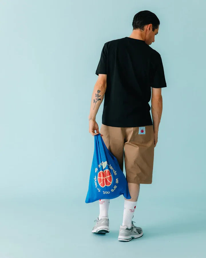 we are not friends tote bag basketball