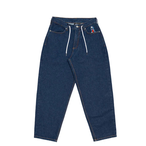 jacker pantalon baggy denim big pharma raw blue