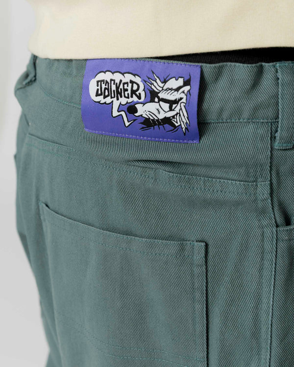 jacker pantalon baggy flop twill extra teal