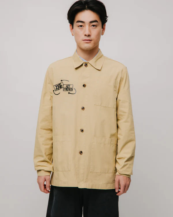 we are not friends camisa bijutsu overshirt