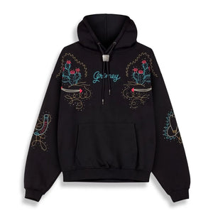 grimey Sudadera Lone Hand Boxy Black