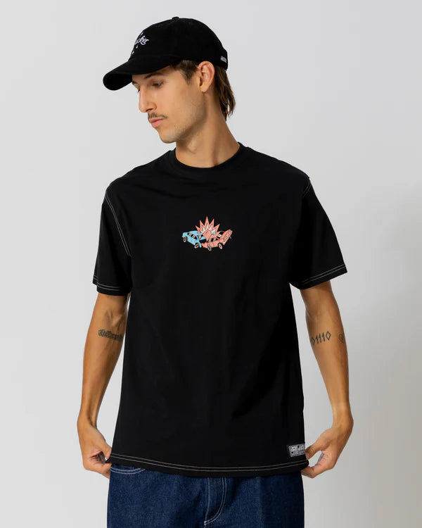 jacker camiseta crash car black