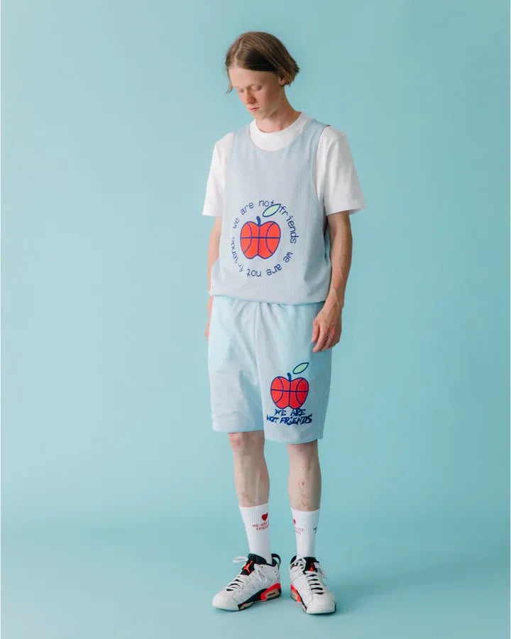 we are not friends camisilla reversible basketball