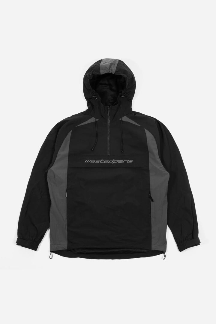 wasted paris sudadera arena  windreaker black charcoal