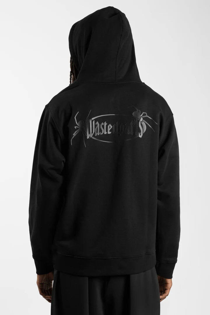 wasted paris sudadera boiler reset zip black