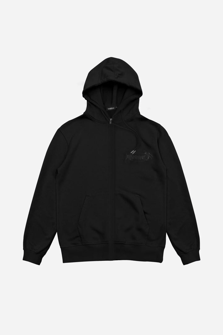 wasted paris sudadera boiler reset zip black