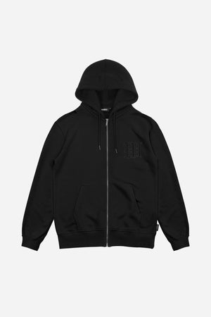 wasted paris chaqueta kingdom curve zip hoodie