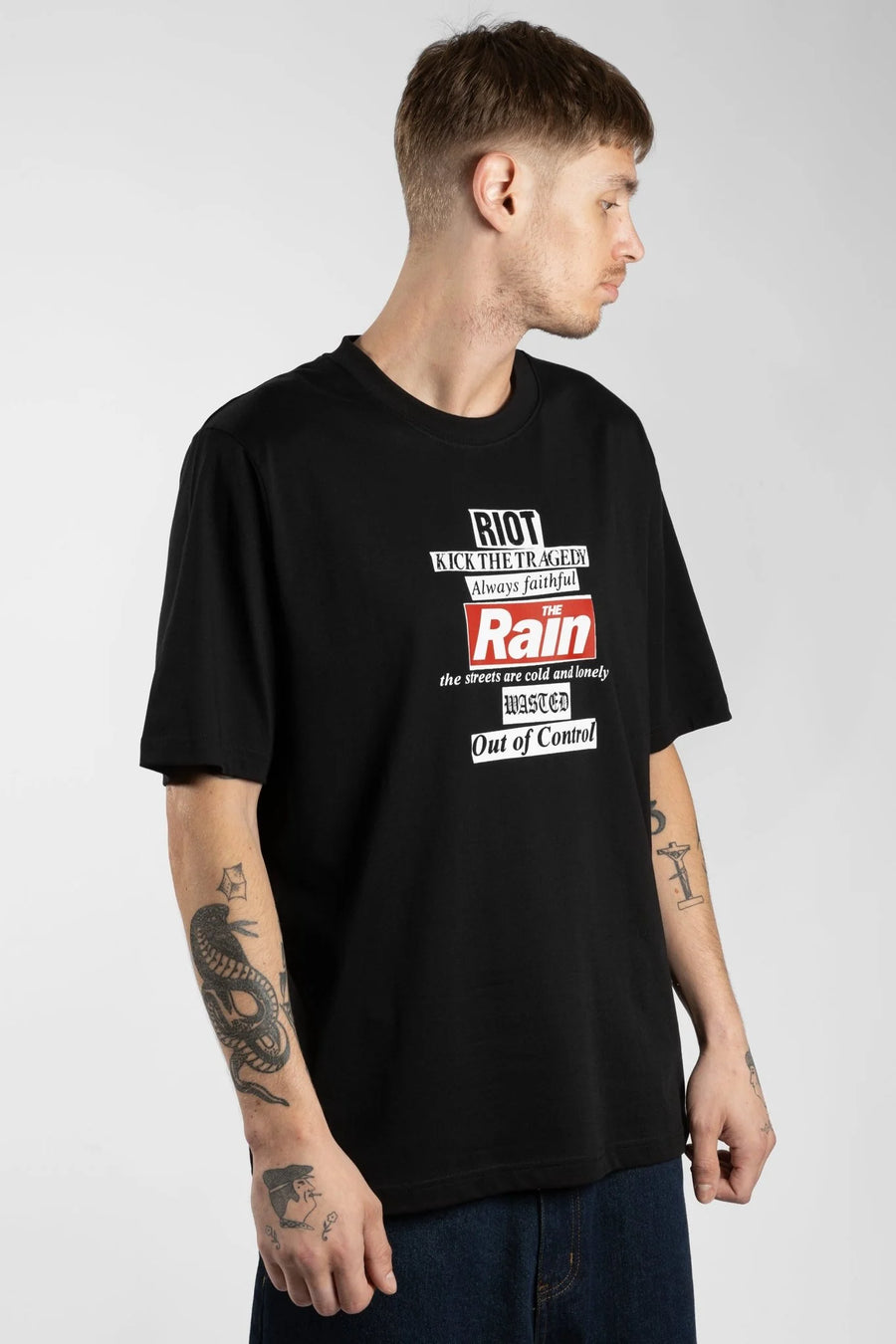 wasted paris camiseta rain black