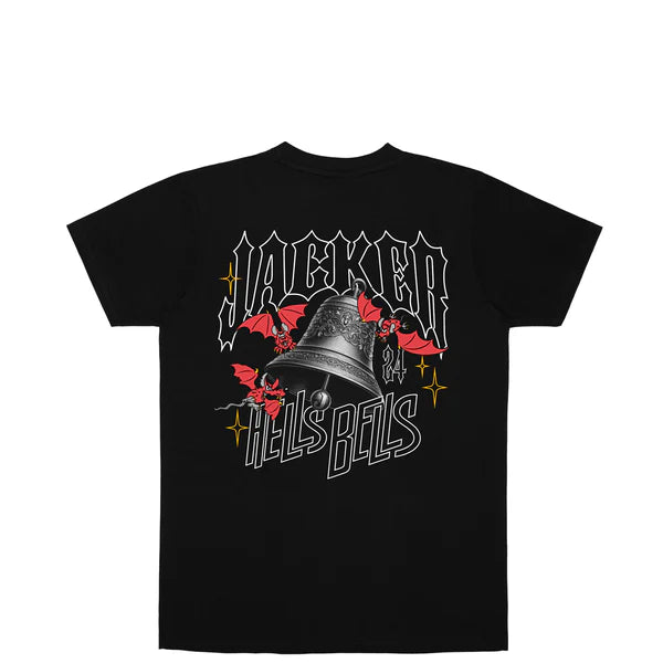 jacker camiseta hells bells negro