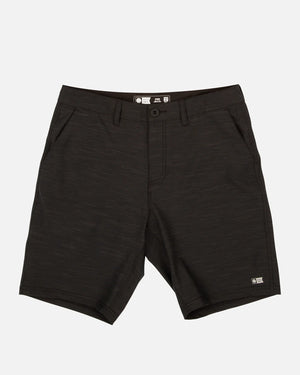 salty crew bermuda drifter 2 hybrid waklshort  charcoal