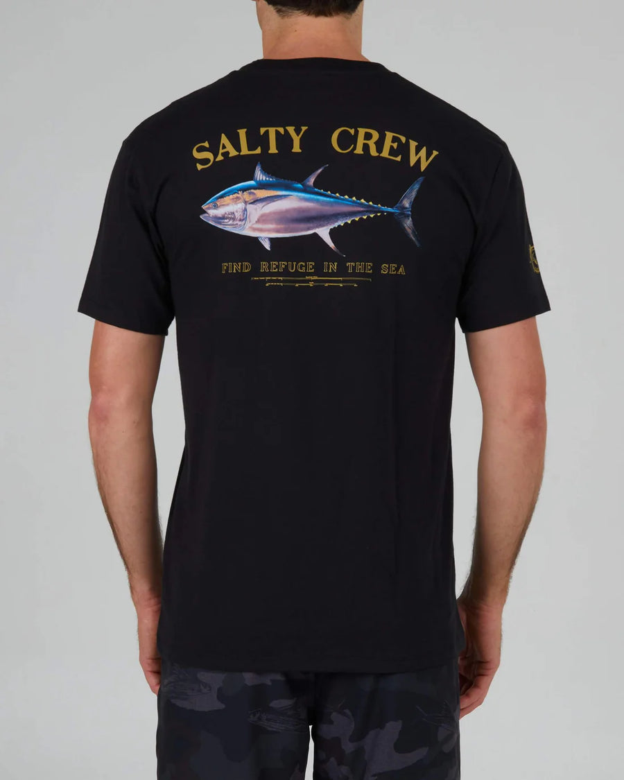 salty crew camiseta big blue premium black