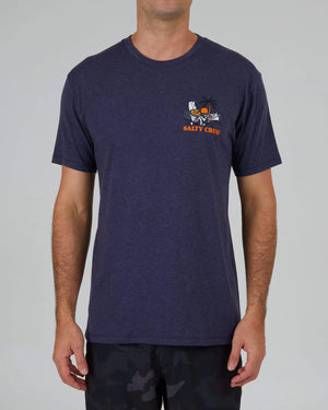 salty crew camiseta siesta premium navy heather