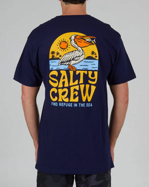 salty crew camiseta seaside standard navy