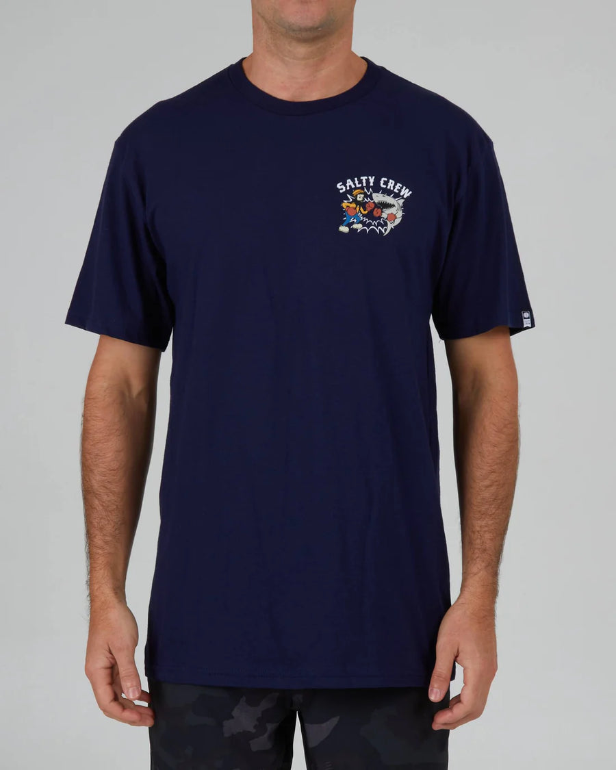 salty crew camiseta fish fight standard navy