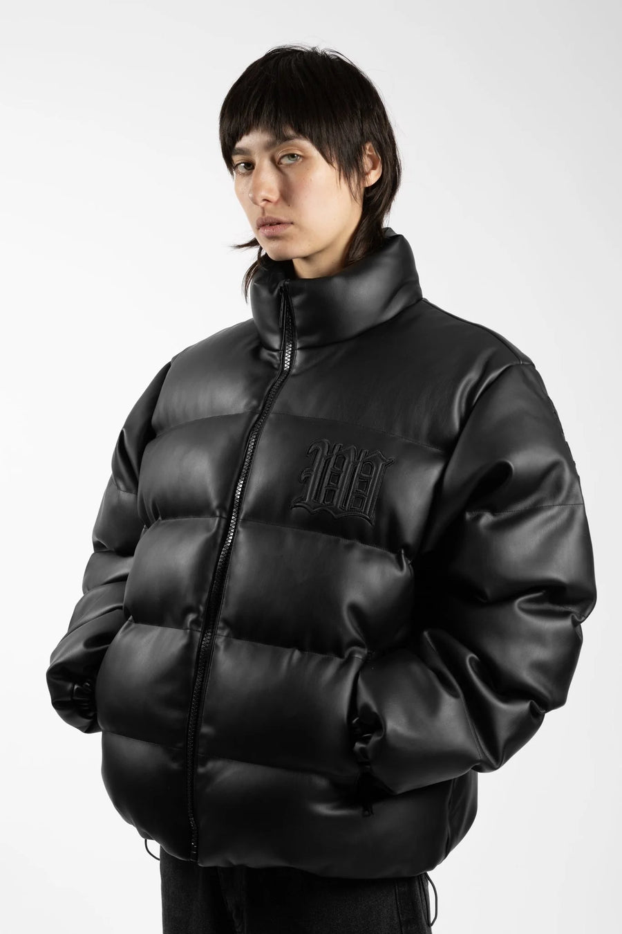 wasted paris chaqueta kingdom curve puffer black