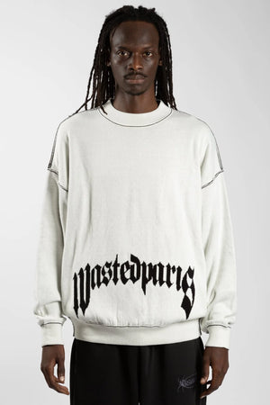 wasted paris sudadera reversible pitcher sweater