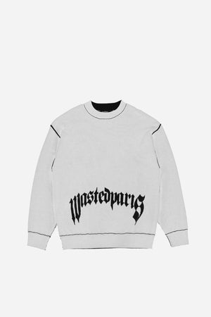 wasted paris sudadera reversible pitcher sweater