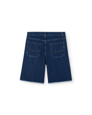 we are not friends bermuda denim raw jorts