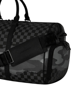 sprayground bolso split up camo tear duffle large