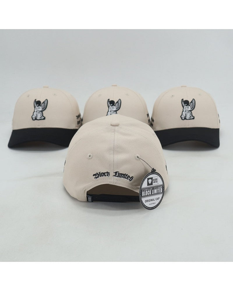 Block Limited gorra Angelz Limited Curved Cap - Sand/Black