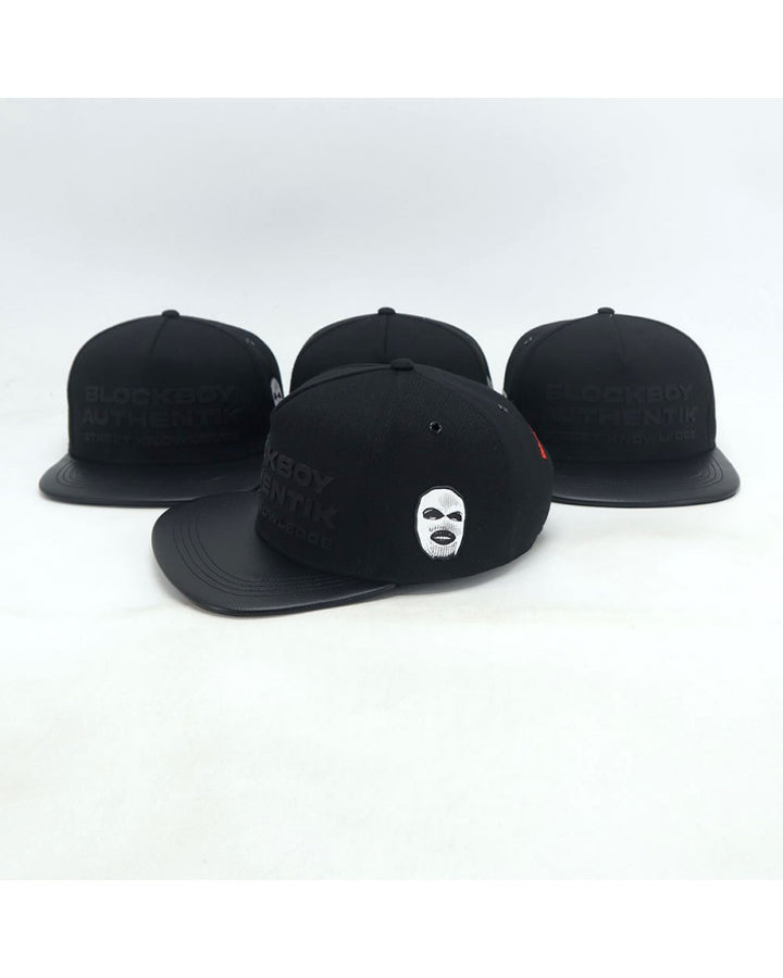 Block Limited gorra BlockBoy Authentik Limited Snapback - Black/Red/P.U Leather