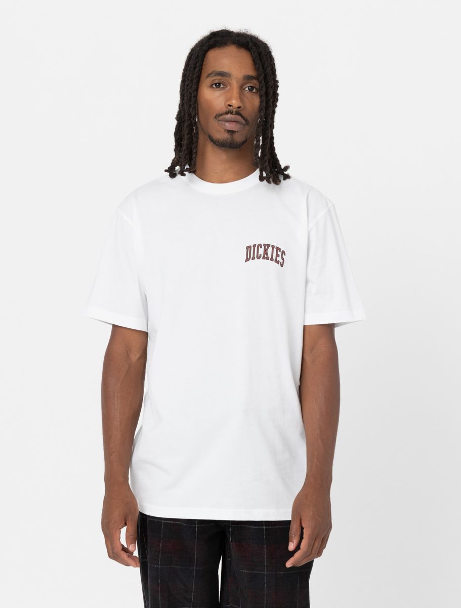 dickies camiseta aitkin chest blanco